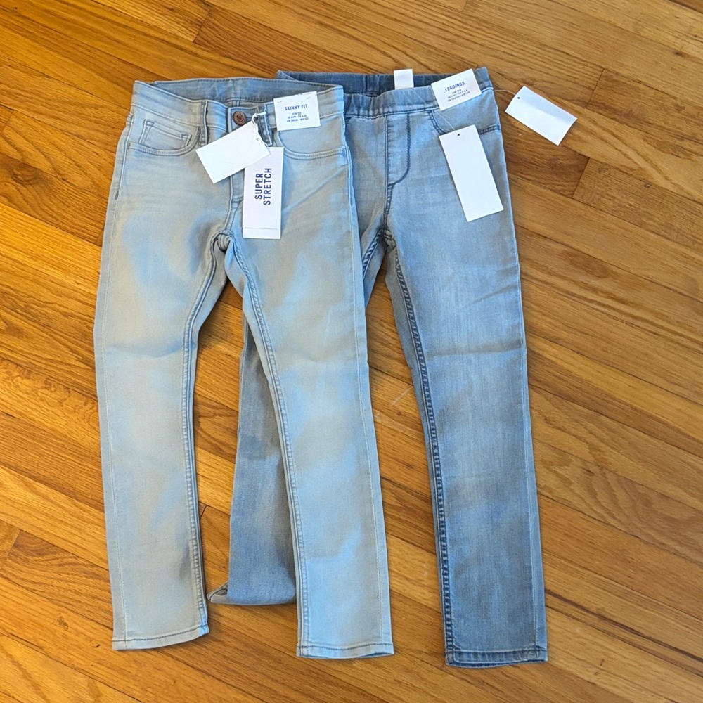 H&M Kids Jeans - Light Blue and Gray